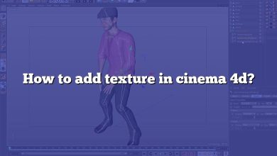 How to add texture in cinema 4d?