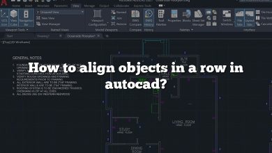 How to align objects in a row in autocad?