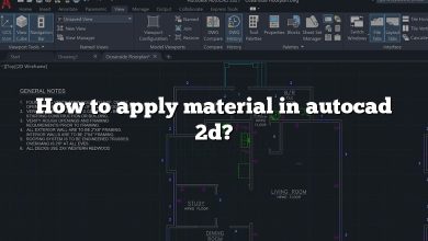 How to apply material in autocad 2d?