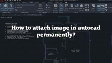 How to attach image in autocad permanently?