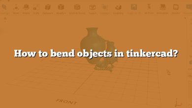 How to bend objects in tinkercad?