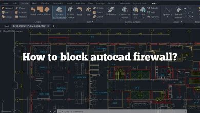 How to block autocad firewall?