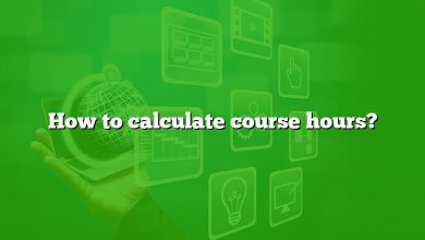 How to calculate course hours?