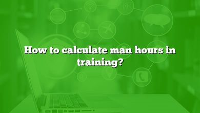 How to calculate man hours in training?