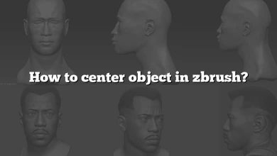 How to center object in zbrush?