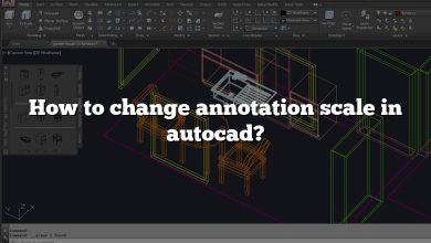 How to change annotation scale in autocad?