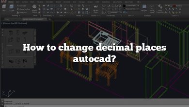 How to change decimal places autocad?