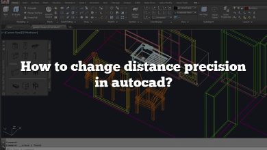 How to change distance precision in autocad?