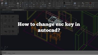 How to change esc key in autocad?