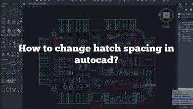 How to change hatch spacing in autocad?