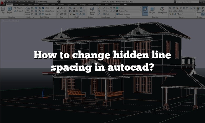 How to change hidden line spacing in autocad? - CADdikt