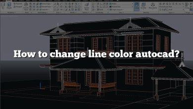 How to change line color autocad?