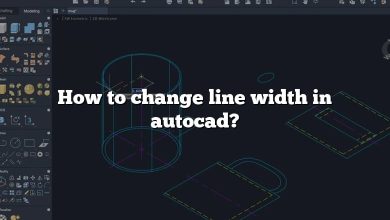 How to change line width in autocad?