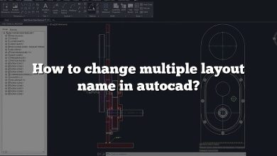 How to change multiple layout name in autocad?