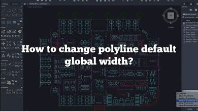 How to change polyline default global width?