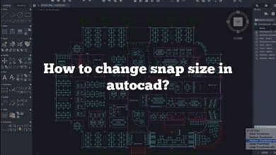 How to change snap size in autocad?