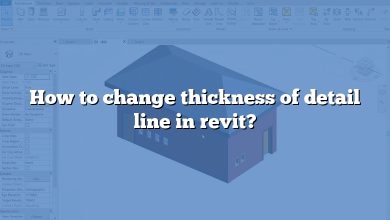 How to change thickness of detail line in revit?