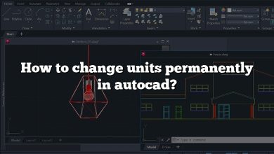 How to change units permanently in autocad?