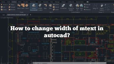 How to change width of mtext in autocad?