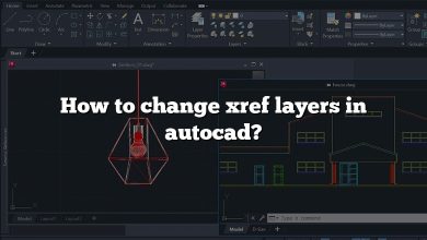 How to change xref layers in autocad?