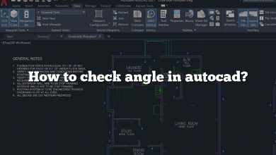 How to check angle in autocad?