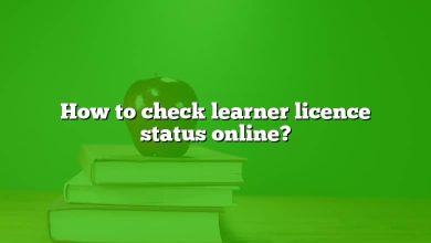 How to check learner licence status online?