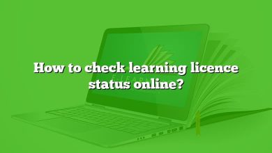 How to check learning licence status online?