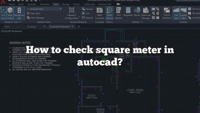 How to check square meter in autocad?