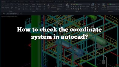 How to check the coordinate system in autocad?