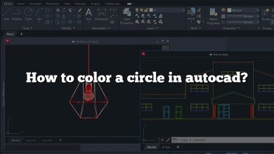 How to color a circle in autocad?