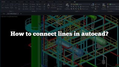 How to connect lines in autocad?