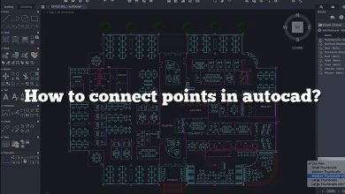 How to connect points in autocad?