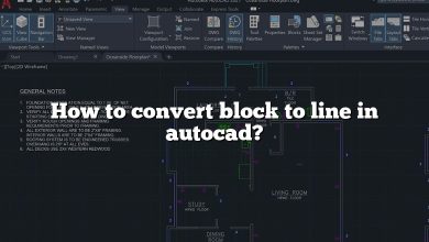 How to convert block to line in autocad?