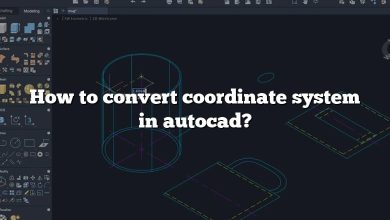 How to convert coordinate system in autocad?