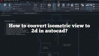 How to convert isometric view to 2d in autocad?