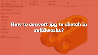 How to convert jpg to sketch in solidworks?