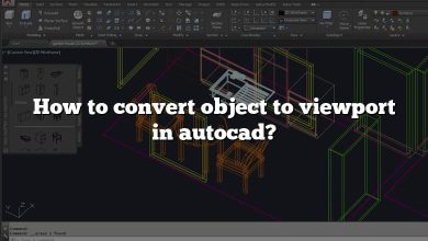 How to convert object to viewport in autocad?