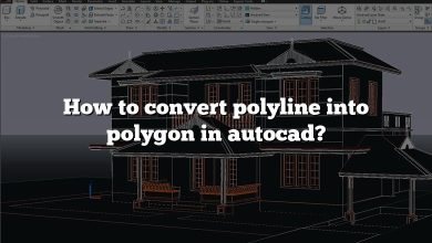 How to convert polyline into polygon in autocad?