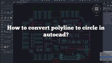 How to convert polyline to circle in autocad?