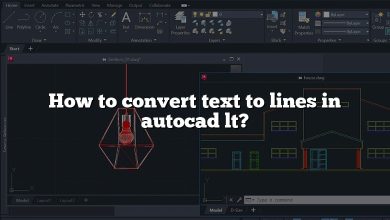 How to convert text to lines in autocad lt?