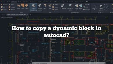 How to copy a dynamic block in autocad?