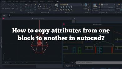 How to copy attributes from one block to another in autocad?