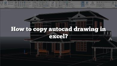 How to copy autocad drawing in excel?