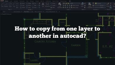 How to copy from one layer to another in autocad?