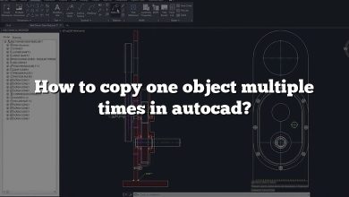 How to copy one object multiple times in autocad?