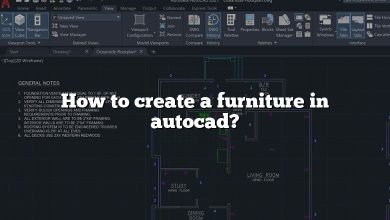 How to create a furniture in autocad?