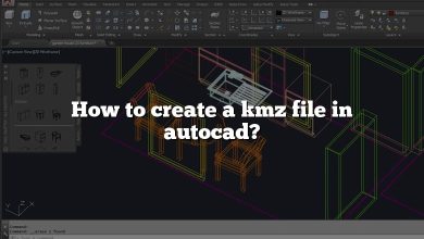 How to create a kmz file in autocad?