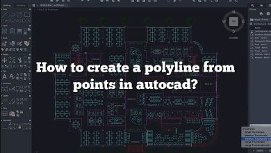 How to create a polyline from points in autocad?