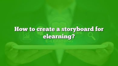 How to create a storyboard for elearning?