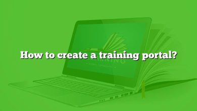 How to create a training portal?